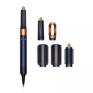 Prussian blue/rich copper blue Dyson airwrap multi-styler complete
